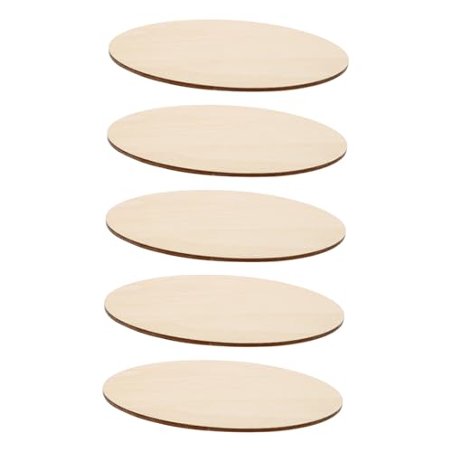 FONDOTIN 5 Stück Teiliges Runde Holzscheiben Naturbelassenes Holz für DIY Bastelarbeiten Gravur Malerei Dekoration Holzringe Unvollendete Holzbretter FONDOTIN 5 Stück Teiliges Runde Holzscheiben Naturbelassenes Holz für DIY Bastelarbeiten Gravur Malerei Dekoration Holzringe Unvollendete Holzbretter von FONDOTIN