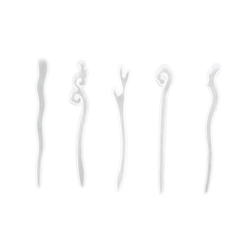 FONDOTIN 5 Stück Teiliges Silikon Gießform Haarnadel DIY Bastelset Flexibel Langlebig Wiederverwendbar Schmuckherstellung Kunsthandwerk Zubehör FONDOTIN 5 Stück Teiliges Silikon Gießform Haarnadel DIY Bastelset Flexibel Langlebig Wiederverwendbar Schmuckherstellung Kunsthandwerk Zubehör von FONDOTIN