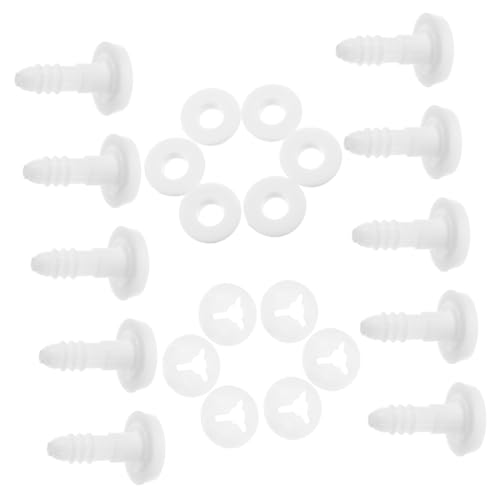 FONDOTIN 50 Sätze Bewegliche Diy Zubehör für Plüschtiere Robuste Kunststoffgelenke für Puppenherstellung und Reparatur von Stofftieren FONDOTIN 50 Sätze Bewegliche Diy Zubehör für Plüschtiere Robuste Kunststoffgelenke für Puppenherstellung und Reparatur von Stofftieren von FONDOTIN