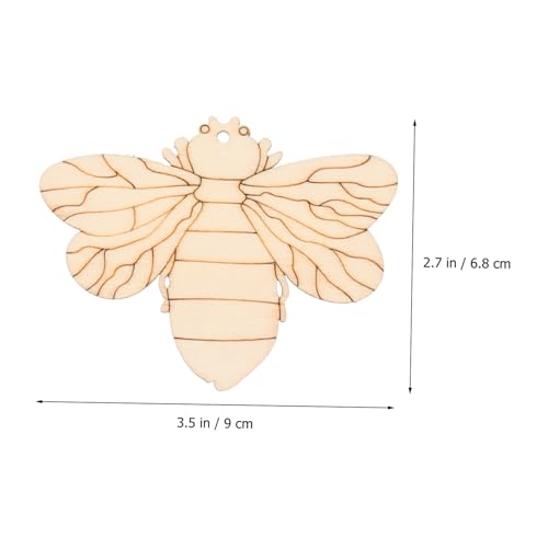 FONDOTIN 50 Sätze Teiliges Bienen holz bastelset aus Naturbelassenem Holz Leichte Glatte Holzscheiben Aufhängen für Kindergarten DIY Malspielzeug und Kreative Heimdekoration FONDOTIN 50 Sätze Teiliges Bienen holz bastelset aus Naturbelassenem Holz Leichte Glatte Holzscheiben Aufhängen für Kindergarten DIY Malspielzeug und Kreative Heimdekoration von FONDOTIN