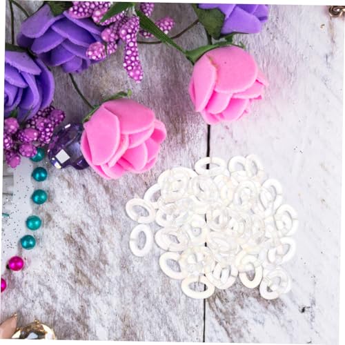 FONDOTIN 50 Stück Acryl C förmige Verbindungsringe für Schmuckherstellung Bunte DIY Bastelringe Langlebige Transparente Kunststoffringe für Ohrringe Armbänder Ketten Zubehör FONDOTIN 50 Stück Acryl C förmige Verbindungsringe für Schmuckherstellung Bunte DIY Bastelringe Langlebige Transparente Kunststoffringe für Ohrringe Armbänder Ketten Zubehör von FONDOTIN