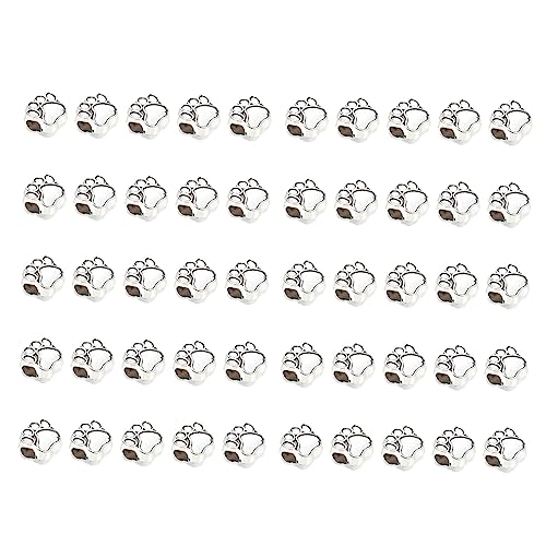 FONDOTIN 50 Stück DIY Perlen Zinklegierung Dekorative Spacer Perlen für Armbänder Ohrringe und Schmuckherstellung Langlebig und Rostfrei für Kreative Bastelprojekte FONDOTIN 50 Stück DIY Perlen Zinklegierung Dekorative Spacer Perlen für Armbänder Ohrringe und Schmuckherstellung Langlebig und Rostfrei für Kreative Bastelprojekte von FONDOTIN