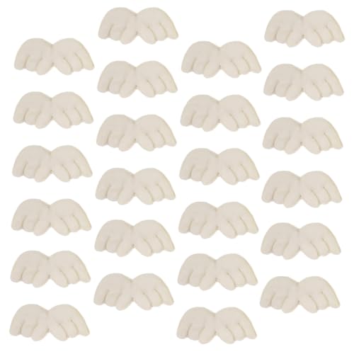 FONDOTIN 50 Stück Engelsflügel Aufnäher Beige Filzartige Flügel Patches zum Aufbügeln und Nähen Dekorative DIY Bastelapplikationen für Kinderkleidung Taschen Jacken und Weihnachtsdeko FONDOTIN 50 Stück Engelsflügel Aufnäher Beige Filzartige Flügel Patches zum Aufbügeln und Nähen Dekorative DIY Bastelapplikationen für Kinderkleidung Taschen Jacken und Weihnachtsdeko von FONDOTIN