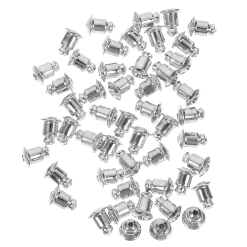 FONDOTIN 50 Stück Kupfer Ohrstecker Verschlüsse Antirutsch Ohrring Stopper Langlebige DIY Schmuckzubehör Komfortabel und Hautfreundlich Passend für Diverse Ohrstecker Designs FONDOTIN 50 Stück Kupfer Ohrstecker Verschlüsse Antirutsch Ohrring Stopper Langlebige DIY Schmuckzubehör Komfortabel und Hautfreundlich Passend für Diverse Ohrstecker Designs von FONDOTIN