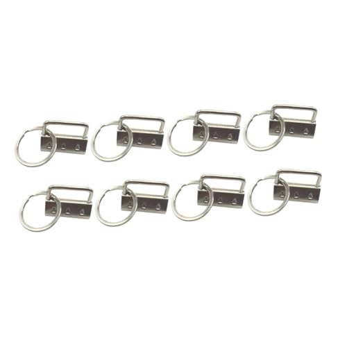 FONDOTIN 50 Stück Metall Schlüsselband Endkappen DIY Schlüsselanhänger Zubehör Rostfrei Langlebig Geeignet für Armbänder Taschenriemen Kofferbänder Handgelenkschlaufen und FONDOTIN 50 Stück Metall Schlüsselband Endkappen DIY Schlüsselanhänger Zubehör Rostfrei Langlebig Geeignet für Armbänder Taschenriemen Kofferbänder Handgelenkschlaufen und von FONDOTIN