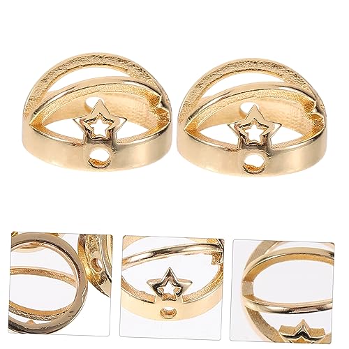 FONDOTIN 50 Stück Metallperlen mit Fünfzackigem Stern Design für DIY Armbänder Ohrringe und Schmuckherstellung für Kreative Bastelprojekte FONDOTIN 50 Stück Metallperlen mit Fünfzackigem Stern Design für DIY Armbänder Ohrringe und Schmuckherstellung für Kreative Bastelprojekte von FONDOTIN