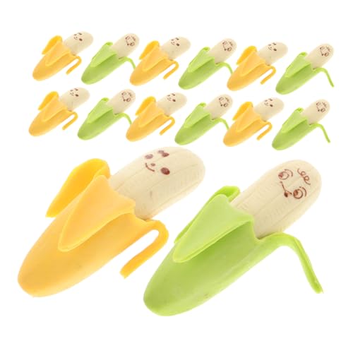 FONDOTIN 50 Stück Mini Radiergummis Bunte Kawaii Bananen Radiergummi Schüler Büro Schreibwaren Zubehör von FONDOTIN