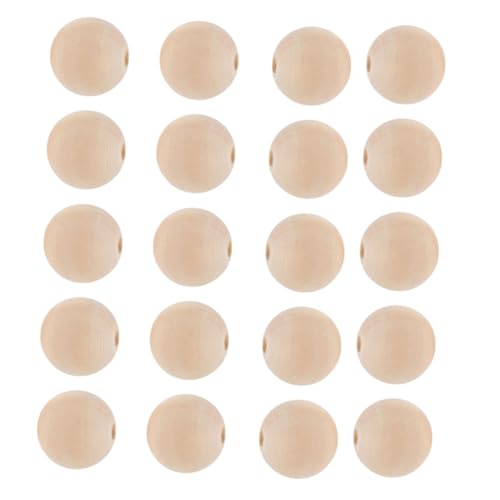 FONDOTIN 50 Stück Natürliche Holzkugeln Spacer Perlen Rund Unlackiert Leicht Holzperlen zum Basteln Schmuckherstellung DIY Armbänder Halsketten Dekoration FONDOTIN 50 Stück Natürliche Holzkugeln Spacer Perlen Rund Unlackiert Leicht Holzperlen zum Basteln Schmuckherstellung DIY Armbänder Halsketten Dekoration von FONDOTIN