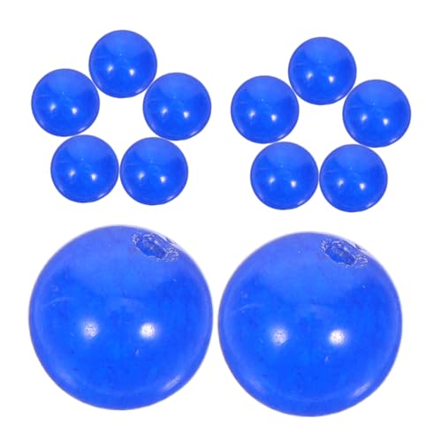 FONDOTIN 50 Stück Natürliche Lapis Lazuli Perlen Runde Lose Schmucksteine für Armband Halskette Ohrringe DIY Schmuckherstellung Blaue Steinperlen zur Basteldekoration von FONDOTIN
