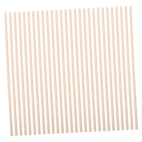 FONDOTIN 50 Stück Naturbelassene Holzstäbe zum Basteln Stabile Runde Holzleisten Fein Geschliffen Vielseitig Bemalbar und Schnitzbar für DIY Handwerk Modellbau und Schulprojekte FONDOTIN 50 Stück Naturbelassene Holzstäbe zum Basteln Stabile Runde Holzleisten Fein Geschliffen Vielseitig Bemalbar und Schnitzbar für DIY Handwerk Modellbau und Schulprojekte von FONDOTIN