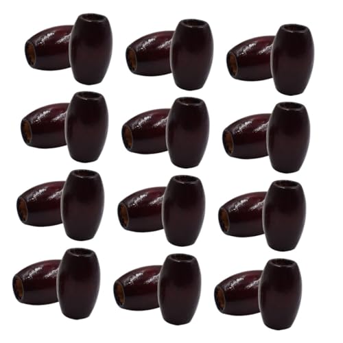 FONDOTIN 50 Stück Ovale Holzperlen in Weinrot Natürliche Spacer Perlen aus Robustem Holz für DIY Schmuckherstellung Armbänder Halsketten Ohrringe und Kreative Bastelprojekte FONDOTIN 50 Stück Ovale Holzperlen in Weinrot Natürliche Spacer Perlen aus Robustem Holz für DIY Schmuckherstellung Armbänder Halsketten Ohrringe und Kreative Bastelprojekte von FONDOTIN