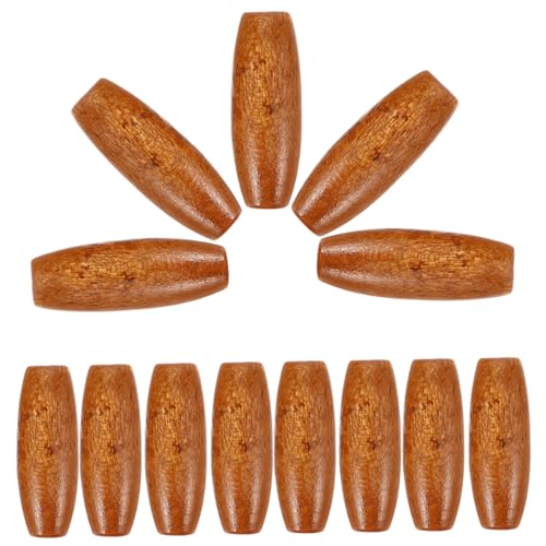 FONDOTIN 50 Stück Ovale Holzperlen mit Natürliche Braune Holzabstandshalter für DIY Schmuckherstellung Bastelarbeiten und Dekorative Handarbeiten FONDOTIN 50 Stück Ovale Holzperlen mit Natürliche Braune Holzabstandshalter für DIY Schmuckherstellung Bastelarbeiten und Dekorative Handarbeiten von FONDOTIN