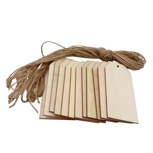 FONDOTIN 50 Stück Quadratische Holzanhänger Naturbelassen mit Leinenschnur Beidseitig Geschliffen zum Basteln von DIY Hängeschildern und Partydekoration für Laden Zuhause FONDOTIN 50 Stück Quadratische Holzanhänger Naturbelassen mit Leinenschnur Beidseitig Geschliffen zum Basteln von DIY Hängeschildern und Partydekoration für Laden Zuhause von FONDOTIN