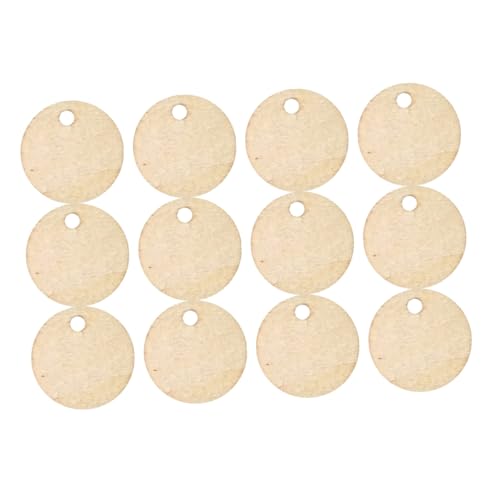 FONDOTIN 50 Stück Runde Holzscheiben mit Loch zum Basteln DIY Holzscheiben für Scrapbooking Dekoration Beschriftung Holzplättchen für Heimdeko FONDOTIN 50 Stück Runde Holzscheiben mit Loch zum Basteln DIY Holzscheiben für Scrapbooking Dekoration Beschriftung Holzplättchen für Heimdeko von FONDOTIN