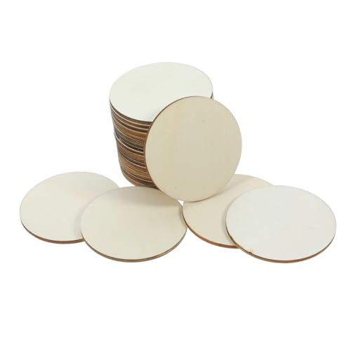 FONDOTIN 50 Stück Rundholzscheiben Naturholzscheiben zum Basteln DIY Holzplatten für Handmalerei Pyrographie Weihnachtsdeko Hochzeitsornamente Leichte Holzscheiben für Kreative Projekte FONDOTIN 50 Stück Rundholzscheiben Naturholzscheiben zum Basteln DIY Holzplatten für Handmalerei Pyrographie Weihnachtsdeko Hochzeitsornamente Leichte Holzscheiben für Kreative Projekte von FONDOTIN