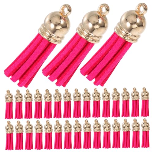 FONDOTIN 50 Stück Teiliges Bunte Quasten aus Pu-leder für Schlüsselanhänger Modische Anhänger für DIY Schmuck Taschen und Handyzubehör Leicht Vielseitig für Kreative Bastelprojekte FONDOTIN 50 Stück Teiliges Bunte Quasten aus Pu-leder für Schlüsselanhänger Modische Anhänger für DIY Schmuck Taschen und Handyzubehör Leicht Vielseitig für Kreative Bastelprojekte von FONDOTIN