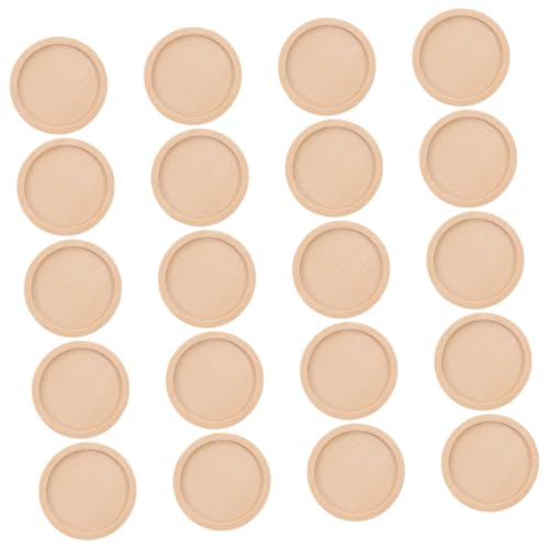 FONDOTIN 50 Stück Teiliges Runde Holz bezel Anhängerrohlinge DIY Schmuckfassung für Harz Schlüsselanhänger Halsketten Naturfarbene Glatte Oberfläche Langlebige Schmuckherstellung FONDOTIN 50 Stück Teiliges Runde Holz bezel Anhängerrohlinge DIY Schmuckfassung für Harz Schlüsselanhänger Halsketten Naturfarbene Glatte Oberfläche Langlebige Schmuckherstellung von FONDOTIN