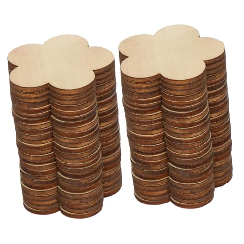 FONDOTIN 50 Stück Unbehandelte Holzscheiben für DIY Hochzeitsdeko und Bastelprojekte Holzanhänger für Kreative Handarbeiten und Persönliche FONDOTIN 50 Stück Unbehandelte Holzscheiben für DIY Hochzeitsdeko und Bastelprojekte Holzanhänger für Kreative Handarbeiten und Persönliche von FONDOTIN