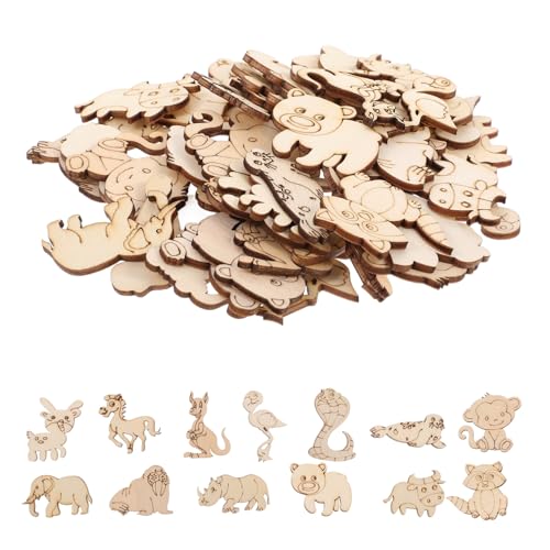 FONDOTIN 50 Stück Unfertige Holzscheiben Tierformen Holztiere Bastelholzscheiben Naturholz für DIY Dekorationen Holzdeko Basteln Waldmotiv für Heim Partygestaltung FONDOTIN 50 Stück Unfertige Holzscheiben Tierformen Holztiere Bastelholzscheiben Naturholz für DIY Dekorationen Holzdeko Basteln Waldmotiv für Heim Partygestaltung von FONDOTIN