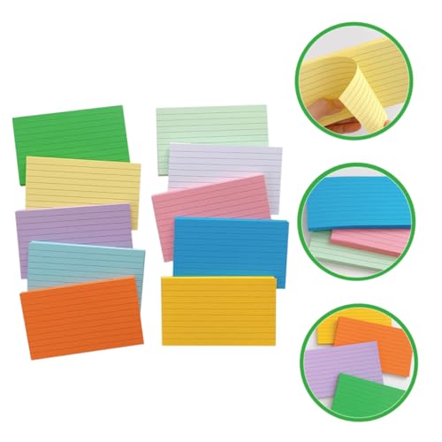 FONDOTIN 500 Blatt Farbige Dicke Blanko Karteikarten mit Abgerundeten Ecken Vielseitige DIY Wortkarten für Notizen To Do Listen Lernen und Botschaften Leicht und Tragbar Farben Papier FONDOTIN 500 Blatt Farbige Dicke Blanko Karteikarten mit Abgerundeten Ecken Vielseitige DIY Wortkarten für Notizen To Do Listen Lernen und Botschaften Leicht und Tragbar Farben Papier von FONDOTIN