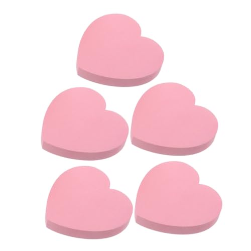 FONDOTIN 500 Blatt Rosa Herzförmige Haftnotizen Niedliche Selbstklebende Klebezettel für Büro Tragbare Memo Pads für Nachrichten Erinnerungen und Organisation Á Blätter FONDOTIN 500 Blatt Rosa Herzförmige Haftnotizen Niedliche Selbstklebende Klebezettel für Büro Tragbare Memo Pads für Nachrichten Erinnerungen und Organisation Á Blätter von FONDOTIN