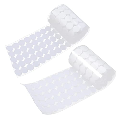 FONDOTIN 500 Stück Klettband Selbstklebend Durchmesser Runde Rückenklebe Punkte Wasserfest Doppelseitiges Design Stark Haftend für Handwerk und Kabelmanagement FONDOTIN 500 Stück Klettband Selbstklebend Durchmesser Runde Rückenklebe Punkte Wasserfest Doppelseitiges Design Stark Haftend für Handwerk und Kabelmanagement von FONDOTIN