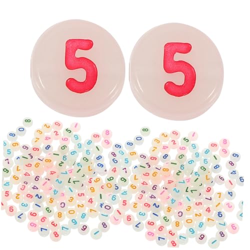FONDOTIN 500 Stück Leuchtende Acryl Perlen Bunte DIY Schmuck Perlen Für Armbänder Halsketten Handgemachte Bastelbedarf Kleine Spacer Zubehör FONDOTIN 500 Stück Leuchtende Acryl Perlen Bunte DIY Schmuck Perlen Für Armbänder Halsketten Handgemachte Bastelbedarf Kleine Spacer Zubehör von FONDOTIN