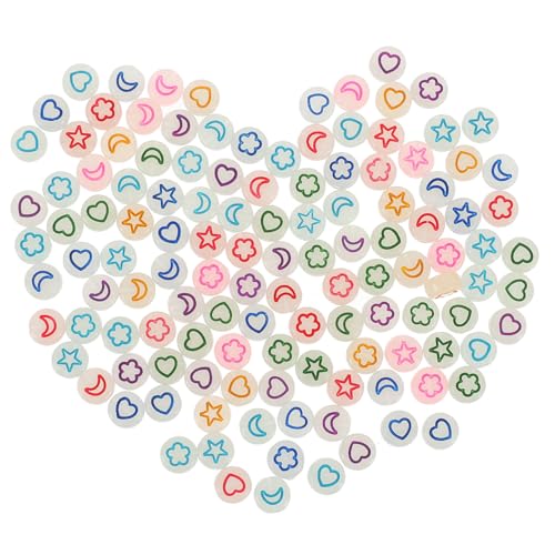 FONDOTIN 500 Stück Leuchtende Acrylperlen Bunte Spacer Perlen für DIY Schmuckherstellung Armbänder Halsketten Bastelperlen für Handarbeiten und Dekoration FONDOTIN 500 Stück Leuchtende Acrylperlen Bunte Spacer Perlen für DIY Schmuckherstellung Armbänder Halsketten Bastelperlen für Handarbeiten und Dekoration von FONDOTIN