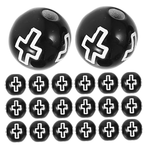 FONDOTIN 500 Stück Perlen Schmuckzubehör Halskette Anhänger Für Schmuckherstellung Dehnbar Spacer Perlen Rocailles Zur Herstellung Von Armbändern Elastisch Groß Black Acryl FONDOTIN 500 Stück Perlen Schmuckzubehör Halskette Anhänger Für Schmuckherstellung Dehnbar Spacer Perlen Rocailles Zur Herstellung Von Armbändern Elastisch Groß Black Acryl von FONDOTIN