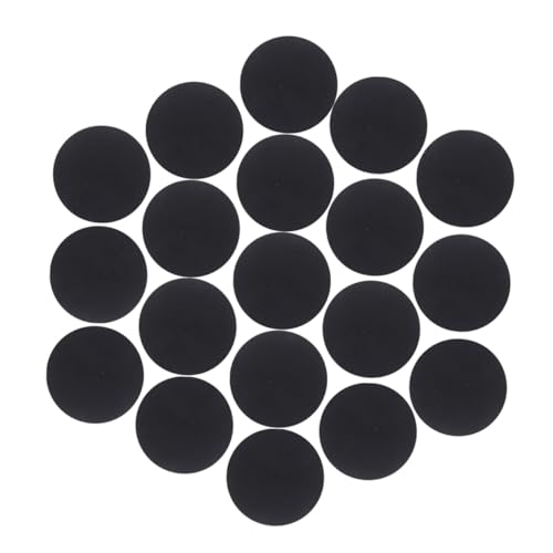FONDOTIN 500 Stück Selbstklebende Filz Schwarze Dots für Diy Näh und Bastelprojekte Runde Filz Aufkleber zur Dekoration von Kleidung von FONDOTIN