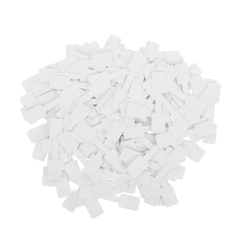 FONDOTIN 500 Stück Selbstklebende Preisschilder Erkennungsmarken Für Schmuck Selbstklebende Armbandanhänger Blanko-aufkleber Mit Preisschildern Für Schmuck Beschreibbare Tags Weiß Papier von FONDOTIN