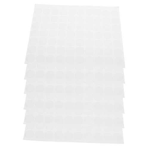 FONDOTIN 6 Blätter Transparente Runde Acryl doppelseitige Klebepads Stark Haftendes Ablösbares Doppelseitiges Klebeband für Fotos Wandtattoos Basteln Je Farblos Vielseitig Einsetzbar von FONDOTIN