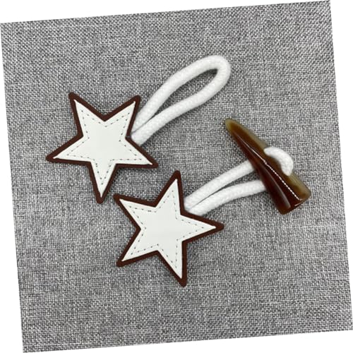 FONDOTIN 6 Paare Dekorative Hornknöpfe aus Lederimitat zum Aufnähen Knebelverschlüsse für Mäntel Windbreaker Pelzkragen und Taschen Klassische Modeakzente für Damen von FONDOTIN