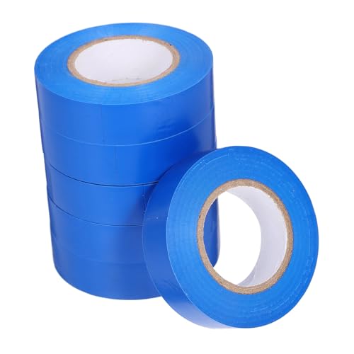 FONDOTIN 6 Rollen Elektriker Isolierband Wasserdichtes PVC Klebeband Hohe Klebkraft Splashproof Elektrisches Reparaturband Für Außenbereich Industrie Gewerbe Zuhause von FONDOTIN