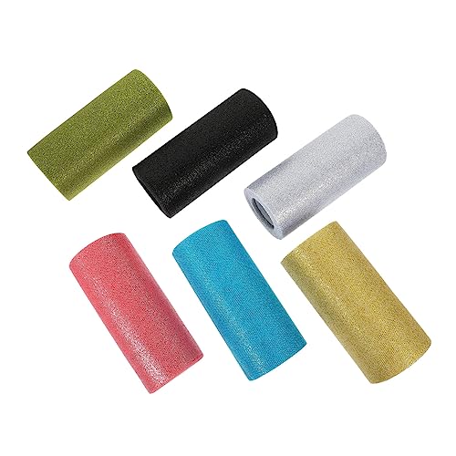 FONDOTIN 6 Rollen Tüllbänder für DIY Dekoration Hochzeits und Party Accessoires Vielseitige Bastelmaterialien für Rockgestaltung und Tischdeko FONDOTIN 6 Rollen Tüllbänder für DIY Dekoration Hochzeits und Party Accessoires Vielseitige Bastelmaterialien für Rockgestaltung und Tischdeko von FONDOTIN