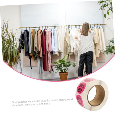 FONDOTIN 6 Rollen Verkaufsetiketten Selbstklebend Aufkleber mit Prozentangaben Praktische Rabattmarkierungen für Einzelhandel Leicht Abziehbar und Wiederverwendbar pro Vielseitig FONDOTIN 6 Rollen Verkaufsetiketten Selbstklebend Aufkleber mit Prozentangaben Praktische Rabattmarkierungen für Einzelhandel Leicht Abziehbar und Wiederverwendbar pro Vielseitig von FONDOTIN