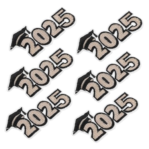 FONDOTIN 6 Stück Graduation Bügelbilder Patches für Kleidung und Hüte Bestickte Abschlusspatches DIY Stoffaufnäher für Abschlussfeier Dekoration und Akademische Anerkennung FONDOTIN 6 Stück Graduation Bügelbilder Patches für Kleidung und Hüte Bestickte Abschlusspatches DIY Stoffaufnäher für Abschlussfeier Dekoration und Akademische Anerkennung von FONDOTIN