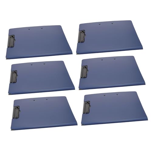 FONDOTIN 6 Stück Klemmbrett Ordner Teilig Multifunktionaler Schreibbrett mit Doppelclip für Horizontales und Vertikales Schreiben Dokumentenhalter und Organizer für Büro Schule und Meetings FONDOTIN 6 Stück Klemmbrett Ordner Teilig Multifunktionaler Schreibbrett mit Doppelclip für Horizontales und Vertikales Schreiben Dokumentenhalter und Organizer für Büro Schule und Meetings von FONDOTIN