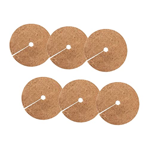 FONDOTIN 6 Stück Kokospalmenmatte Kokosfaser Für Pflanzen Kokosnussmulchring Bastelset Unkrautvlies Kokosfasermatte Blumentopfmatten Baummulchmatte Kokosblumentopfmatte FONDOTIN 6 Stück Kokospalmenmatte Kokosfaser Für Pflanzen Kokosnussmulchring Bastelset Unkrautvlies Kokosfasermatte Blumentopfmatten Baummulchmatte Kokosblumentopfmatte von FONDOTIN