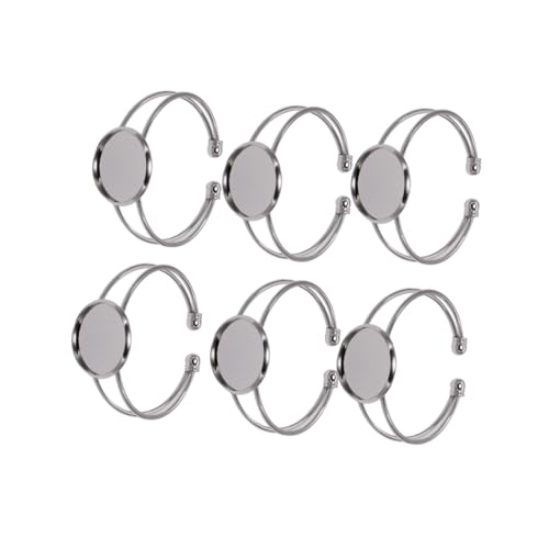 FONDOTIN 6 Stück Kupfer Y Förmige Einstellbare Armbandrohlinge für DIY Anhänger Schmuckherstellung Langlebige Metallfassung für Resin Cameo Foto Schmuck Rostfrei Modisch FONDOTIN 6 Stück Kupfer Y Förmige Einstellbare Armbandrohlinge für DIY Anhänger Schmuckherstellung Langlebige Metallfassung für Resin Cameo Foto Schmuck Rostfrei Modisch von FONDOTIN