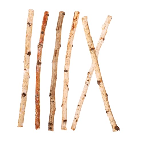 FONDOTIN 6 Stück Natürliche Holzstäbe zum Basteln Dekorative DIY Holzstäbe für Kreative Projekte für Erwachsene Durchmesser von FONDOTIN