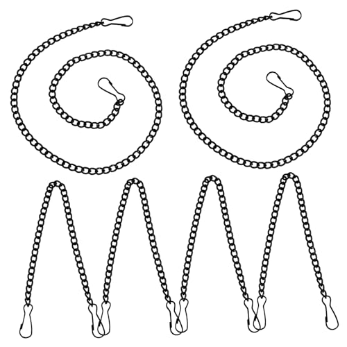 FONDOTIN 6 Stück Teiliges Aufhängerkette für Pflanzen und Schilder Metallkette mit Haken für Werbung Poster Blumenampeln Vogelhäuser und Mehr FONDOTIN 6 Stück Teiliges Aufhängerkette für Pflanzen und Schilder Metallkette mit Haken für Werbung Poster Blumenampeln Vogelhäuser und Mehr von FONDOTIN