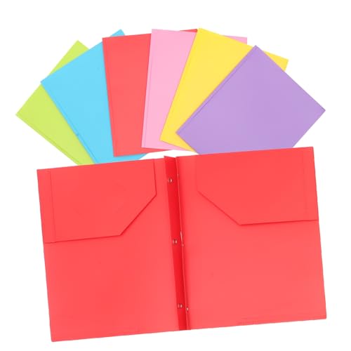 FONDOTIN 6 Stück Teiliges Dokumentenmappe mit Fächern Faltbare Papierorganizer in Farben Robuster Tragbarer Office zur Übersichtlichen Ablage und Aufbewahrung von Unterlagen von FONDOTIN