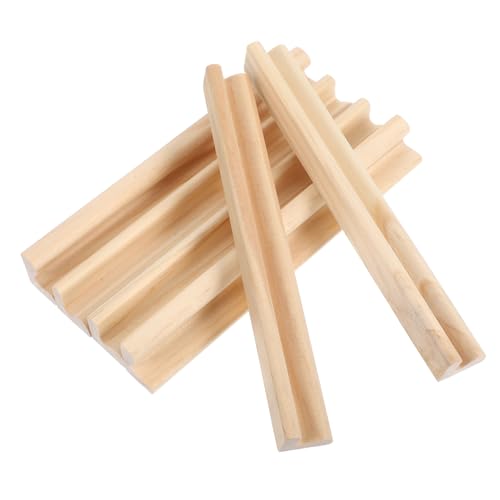 FONDOTIN 6 Stück Teiliges Holz Domino Rack mit Buchstabenhalter für Spielsteine und Karten Vielseitig für Mexikanisches Zug Domino Bastelprojekte und Lernspiele Ordentliche FONDOTIN 6 Stück Teiliges Holz Domino Rack mit Buchstabenhalter für Spielsteine und Karten Vielseitig für Mexikanisches Zug Domino Bastelprojekte und Lernspiele Ordentliche von FONDOTIN