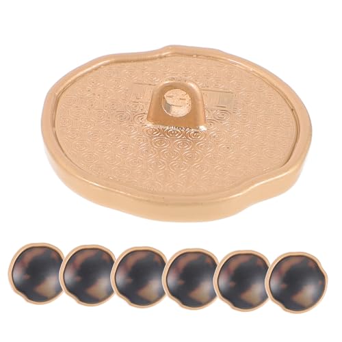 FONDOTIN 6 Stück Teiliges Runde Metallknöpfe für Anzug Mantel und DIY Bastelprojekte Langlebige Verschleißfeste Nähknöpfe mit Stabilen Befestigungslöchern Geeignet für Herrenjacken und FONDOTIN 6 Stück Teiliges Runde Metallknöpfe für Anzug Mantel und DIY Bastelprojekte Langlebige Verschleißfeste Nähknöpfe mit Stabilen Befestigungslöchern Geeignet für Herrenjacken und von FONDOTIN