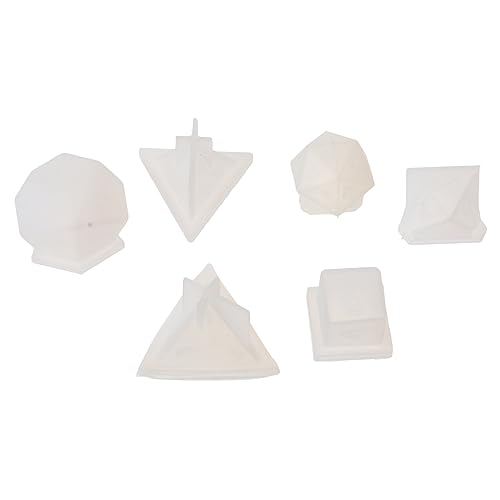 FONDOTIN 6 Stück Teiliges Silikon Würfel Gießform DIY Epoxidharz Formen für Polyedrische Spielwürfel für Kreative Projekte und Geschenkideen FONDOTIN 6 Stück Teiliges Silikon Würfel Gießform DIY Epoxidharz Formen für Polyedrische Spielwürfel für Kreative Projekte und Geschenkideen von FONDOTIN