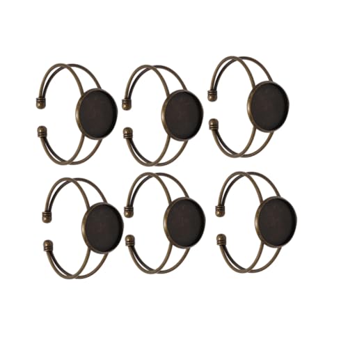 FONDOTIN 6 Stück Teiliges Y Förmiges Verstellbares Kupferarmband in Antikem Bronze Finish für DIY Schmuckherstellung Langlebig Rostfrei Geeignet für DIY Anhänger FONDOTIN 6 Stück Teiliges Y Förmiges Verstellbares Kupferarmband in Antikem Bronze Finish für DIY Schmuckherstellung Langlebig Rostfrei Geeignet für DIY Anhänger von FONDOTIN