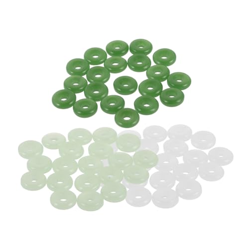 FONDOTIN 60 Stück DIY Spacer Perlen Verschiedenen Farben für Schmuckherstellung Armbänder Bastelprojekte Geschenkideen für und Familie von FONDOTIN