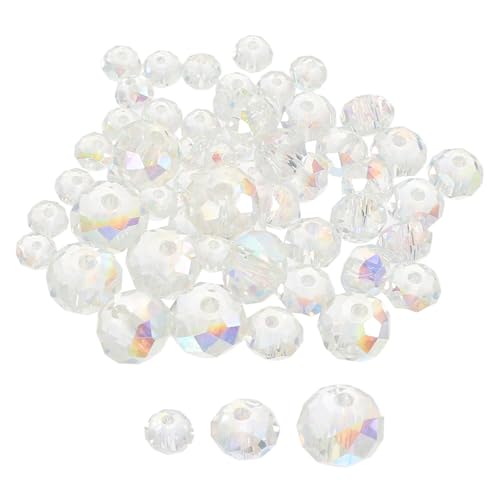 FONDOTIN 60 Stück Glasperlen Set Bunte DIY Bastelperlen für Armbänder und Schmuckherstellung Vielseitig Einsetzbar für Kreative Projekte von FONDOTIN