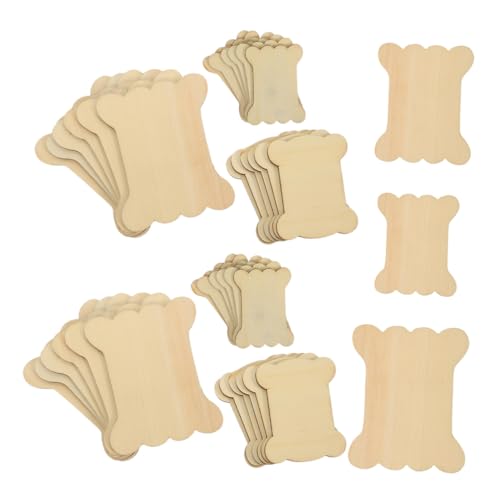 FONDOTIN 60 Stück Holz Garnspulen Bobbins DIY Garn Organizer aus Stabilem Holz Multifunktionale Stickerei Zubehör für Effizientes Garn und Fadenmanagement Zuhause FONDOTIN 60 Stück Holz Garnspulen Bobbins DIY Garn Organizer aus Stabilem Holz Multifunktionale Stickerei Zubehör für Effizientes Garn und Fadenmanagement Zuhause von FONDOTIN